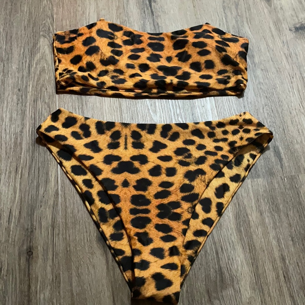 Leopard Bandeau bikini